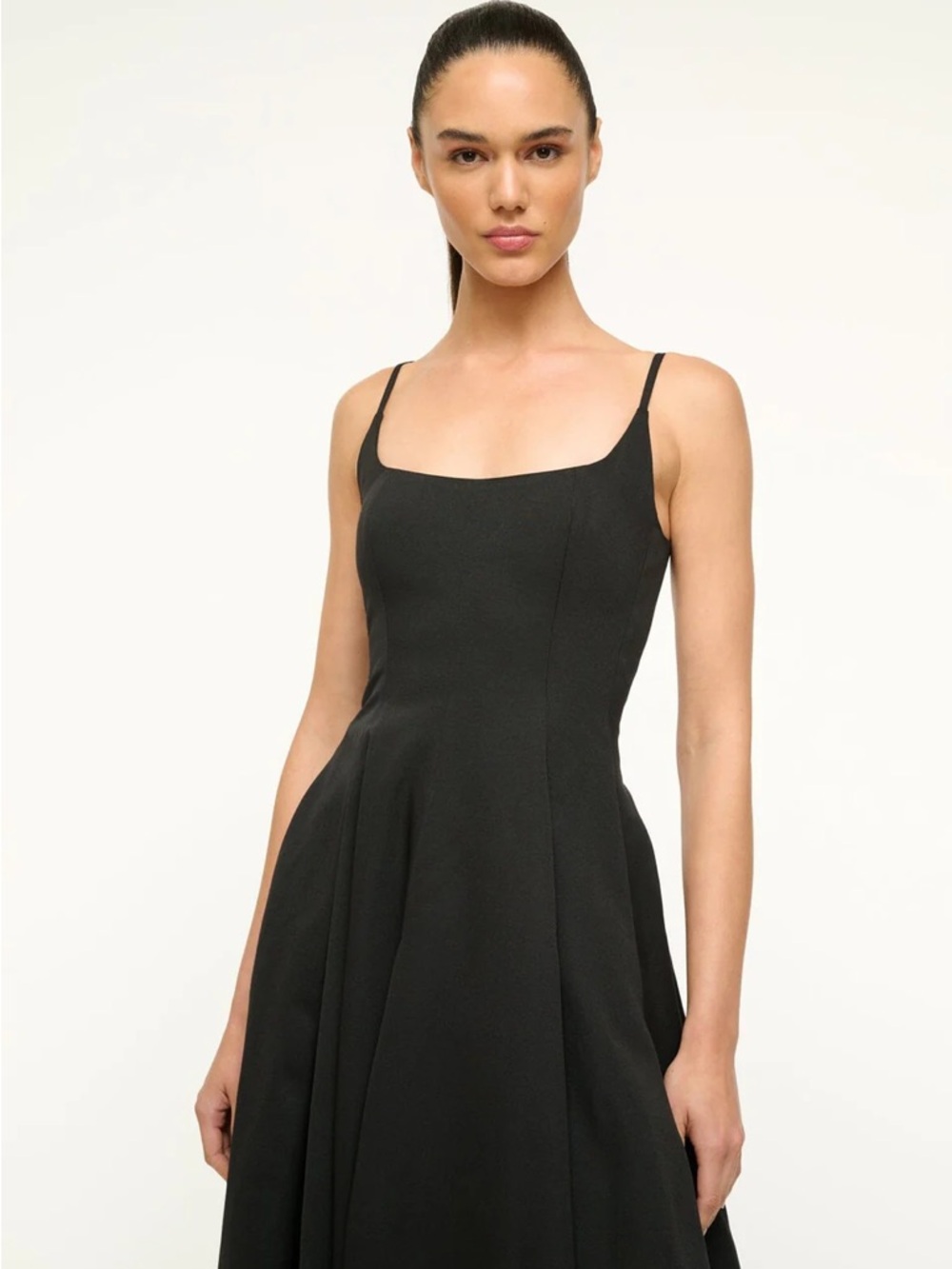 STAUD JOY MAXI DRESS BLACK - Picture 2 of 4